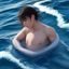 用户深海蓝的头像，男同内容研究者